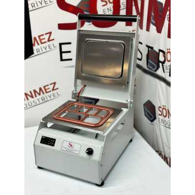 Sönmez Manuel 6 Bölmeli Kahvaltı Tabağı Kapatma Makinesi White Sönmez Manuel 6 Bölmeli Kahvaltı Tabağı Kapatma Makinesi White