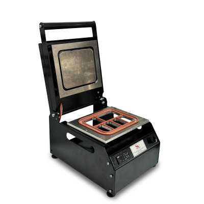 Sönmez Manuel 6 Bölmeli Kahvaltı Tabağı Kapatma Makinesi Black Sönmez Manuel 6 Bölmeli Kahvaltı Tabağı Kapatma Makinesi Black