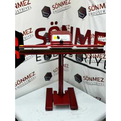 Sönmez Vakum Pedallı 80 Cm Pro Naylon Poşet Yapıştırma Makinesi Yerli Üretim Red
