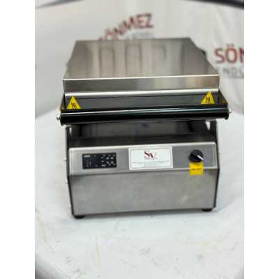 Sönmez Vakum 3 Bölmeli Paslanmaz Manuel Kase Kapatma Makinesi