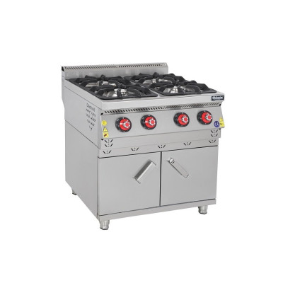 Himaksan 4'lü Ocak Gazlı Dolaplı 80x70x85 Cm