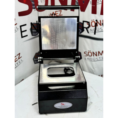 Sönmez Vakum NP-18 Döner Tabağı Kapatma Makinesi Karton Tabak Yapıştırma Makinası