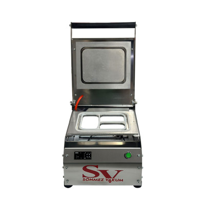 Sönmez Manuel Kase Kapatma 3 Gözlu Tabak Kapatma Makinesi Paslanmaz