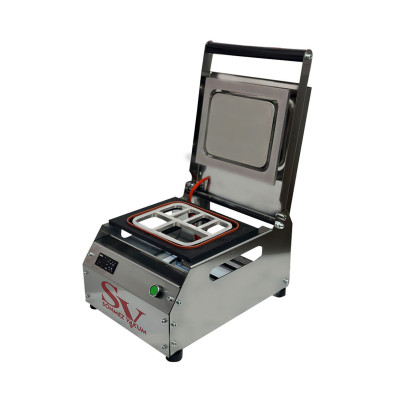 Sönmez Manuel 6 Bölmeli Kahvaltı Tabağı Kapatma Paketleme Makinesi Paslanmaz