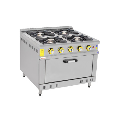 İnoxmaster 4'lü Kuzine Fırınlı Ce Belgeli Gaz/lpg 80x80x85 Cm İnoxmaster 4'lü Kuzine Fırınlı Ce Belgeli Gaz/lpg 80x80x85 Cm