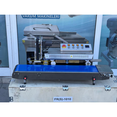 Lavion FRBS 1010 Konveyörlü Otomatik Yatay Poşet Ağzı Kapatma Makinesi Tarih Kodlamalı Lavion FRBS 1010 Konveyörlü Otomatik Yatay Poşet Ağzı Kapatma Makinesi Tarih Kodlamalı
