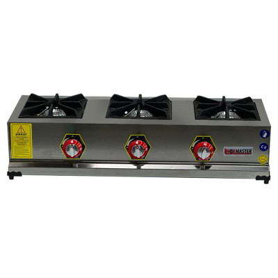 İnoxmaster 3'lü Mini Ocak Ce Belgeli Doğalgazlı