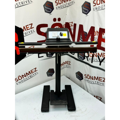 Sönmez Vakum Pedallı 80 Cm Naylon Poşet Yapıştırma Makinesi Yerli Üretim Black
