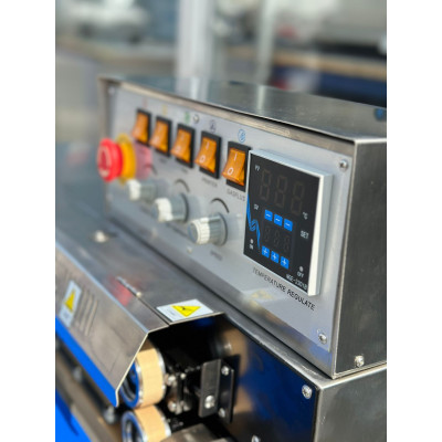 Lavion Frm-980 Gazlı Çerez Cips Gıda Paketleme Makinesi Yapıştırma Makinası Tarih Kodlamalı