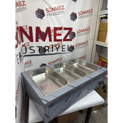 Sönmez Set Üstü Benmari 1/1 3 Lü Küvet 105x60x29 Cm