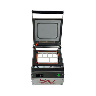 Sönmez Manuel 6 Bölmeli Kahvaltı Tabağı Kapatma Paketleme Makinesi Paslanmaz