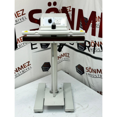 Sönmez Vakum Pedallı 45Cm Pro Naylon Poşet Yapıştırma Makinesi Yerli ÜretimWhite