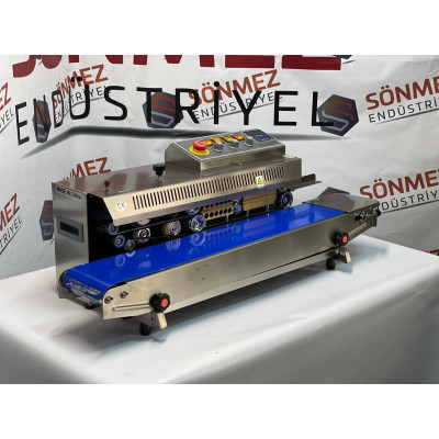 Lavion FRB 810 Konveyörlü Tarih Kodlamalı Otomatik Yatay Poşet Ağzı Kapatma Makinesi