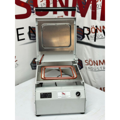 Sönmez Manuel Kase Kapatma 2 Gözlu Tabak Kapatma Makinesi White