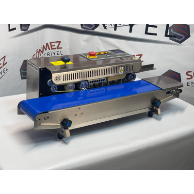 Lavion FRD 750 Konveyörlü Otomatik Yatay Poşet Ağzı Kapatma Makinesi