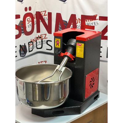 Dev Mikser 15 Kg Devirmeli Hamur Yoğurma Makinesi Ayarlanabilir Mil Çıkan Kazan