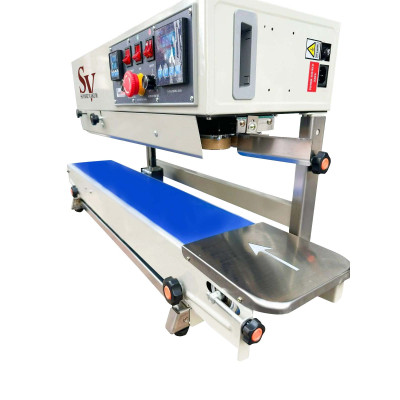 Sönmez Vakum Otomatik Dikey Tarih Kodlamalı Konveyörlü Poşet Kapatma Makinesi