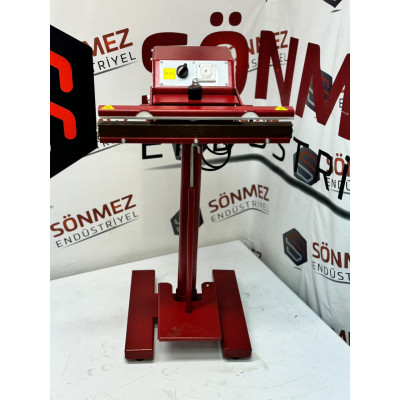 Sönmez Vakum Pedallı 65 Cm Pro Naylon Poşet Yapıştırma Makinesi Yerli Üretim Red