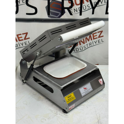 Sönmez Vakum Paslanmaz Döner Kebap İskender Paketleme Makinesi Karton Tabak Yapıştırma Makinası