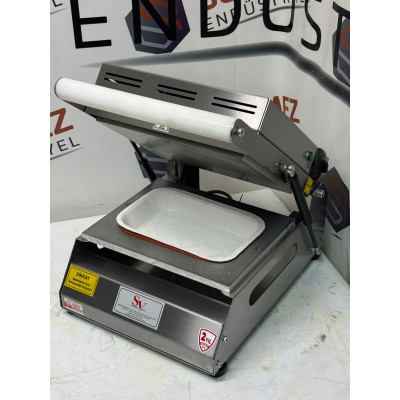 Sönmez Vakum Paslanmaz Döner Kebap İskender Paketleme Makinesi Karton Tabak Yapıştırma Makinası