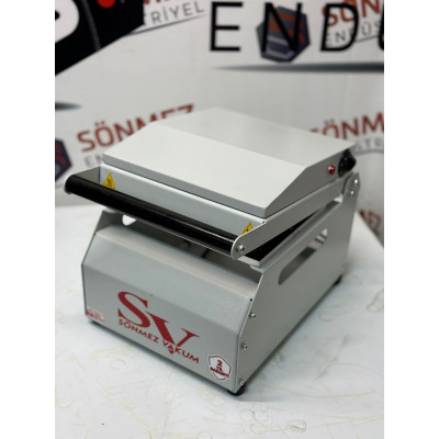 Sönmez Vakum Karton Tabak Yapıştırma Makinesi Su Böreği Döner Paketleme Makinası