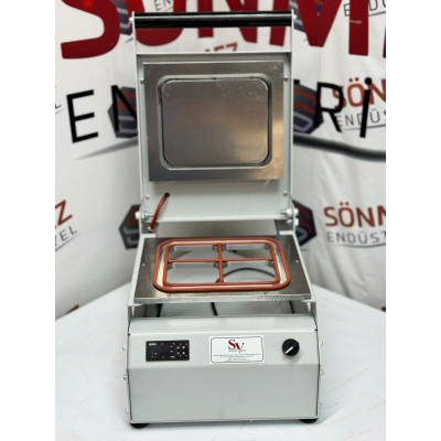 Sönmez Manuel Kase Kapatma 4 Gözlu Tabak Kapatma Makinesi White