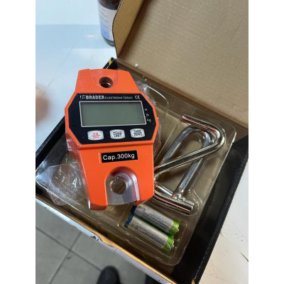 Brader 300 Kg Kapasite Geniş Ekran Askılı Terazi