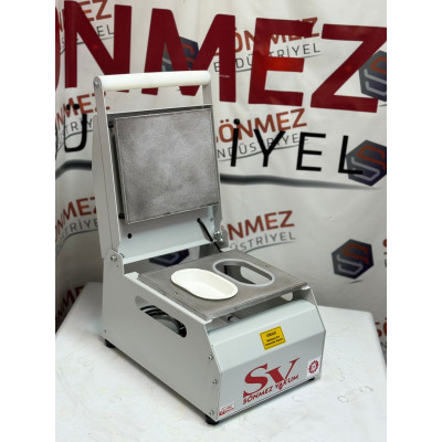 Sönmez Vakum 177 Oval Karton Tabak Kapatma Yapıştırma Makinesi