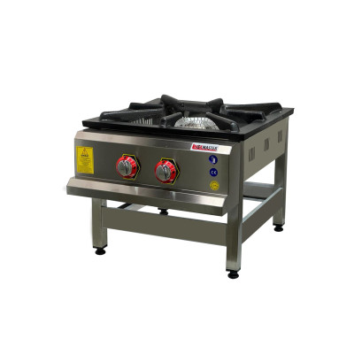 İnoxmaster Çift Yanışlı Yer Ocağı Ce Belgeli Doğalgazlı