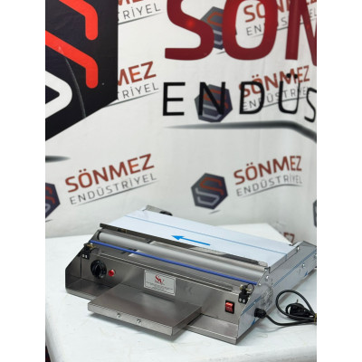Sönmez Vakum Yatay Streç Sarma Kesme Makinesi Streç Makinası