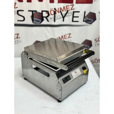 Sönmez Vakum 1 Bölmeli Paslanmaz Manuel Kase Kapatma Makinesi