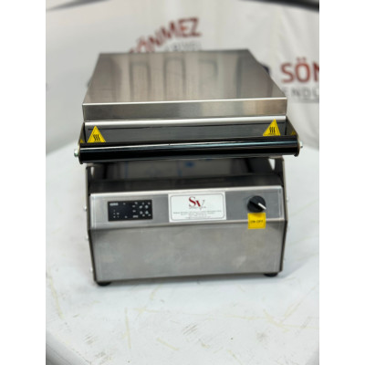Sönmez Vakum 2 Bölmeli Paslanmaz Manuel Kase Kapatma Makinesi