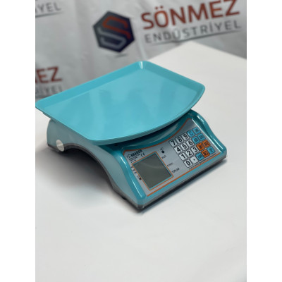 Brader 40 Kg Elektronik Dijital Hesaplamalı Terazi Mavi