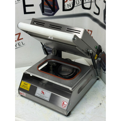 Sönmez Vakum Paslanmaz Döner Kebap İskender Paketleme Makinesi Karton Tabak Yapıştırma Makinası