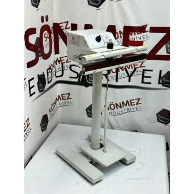 Sönmez Vakum Pedallı 45Cm Pro Naylon Poşet Yapıştırma Makinesi Yerli ÜretimWhite