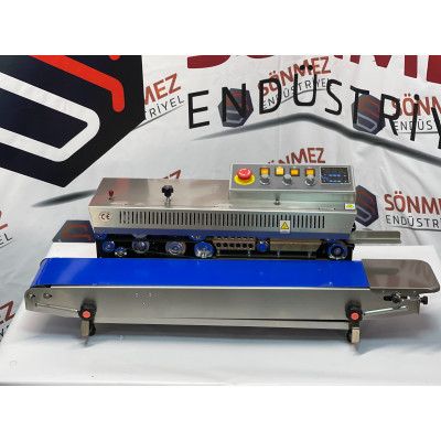 Lavion FRB 810 Konveyörlü Tarih Kodlamalı Otomatik Yatay Poşet Ağzı Kapatma Makinesi