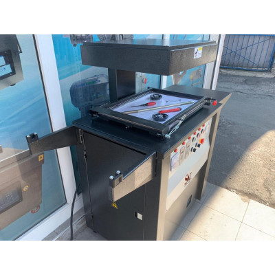 Sönmez Vakum Karton Üzeri Musluk Oyuncak Gümüş Paketleme Makinesi Skinpack Vakum Makinası