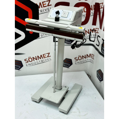 Sönmez Vakum Pedallı 45Cm Pro Naylon Poşet Yapıştırma Makinesi Yerli ÜretimWhite
