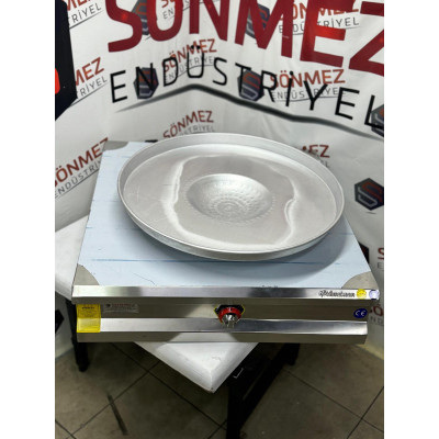 Sönmez Paslanmaz Tantuni Ocağı 100*100 Cm Tepsi Dahil -Doğalgaz Ce