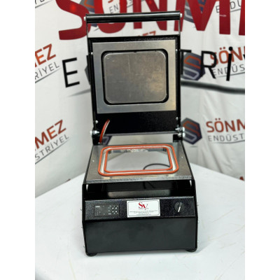Sönmez SV 350 Manuel Tekli Kase Tabak Kapatma Makinesi Black