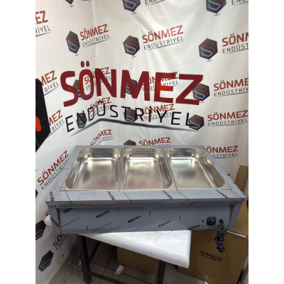 Sönmez Set Üstü Benmari 1/1 3 Lü Küvet 105x60x29 Cm