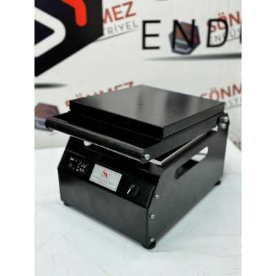 Sönmez Manuel 6 Bölmeli Kahvaltı Tabağı Kapatma Makinesi Black Sönmez Manuel 6 Bölmeli Kahvaltı Tabağı Kapatma Makinesi Black