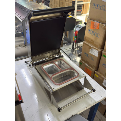 Propack Eko Yemek Paketleme Makinesi 3 Bölme Tabak Kapatma Makinası