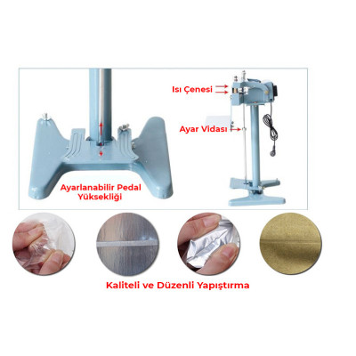 Lavion Pfs-800 Pedallı Ayak Basmalı 80 Cm Poşet Ağzı Kapama Yapıştırma Makinesi Lavion Pfs-800 Pedallı Ayak Basmalı 80 Cm Poşet Ağzı Kapama Yapıştırma Makinesi
