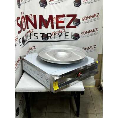Sönmez Paslanmaz Tantuni Ocağı 100*100 Cm Tepsi Dahil -Doğalgaz Ce