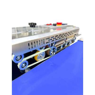 Sönmez Vakum Otomatik Geniş Konveyörlü Poşet Ağzı Yapıştırma Makinesi