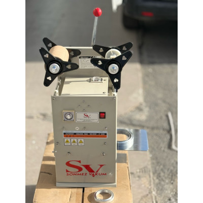 Sönmez Vakum 90 Mm Bardak Kapatma Yapıştırma Makinesi
