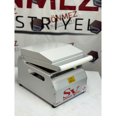 Sönmez Vakum 177 Oval Karton Tabak Kapatma Yapıştırma Makinesi