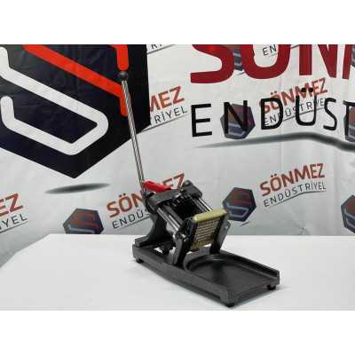 Sanayi Tipi Kare Yatay Patates Dilimleme Makinesi Büfe Patates Dilimleme